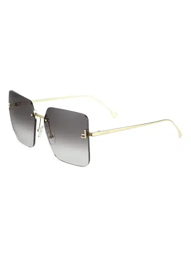 Fendi Women's 59MM Square Sunglasses - Brown | Thumbnail 6 Fendi Women's 59MM Square Sunglasses - Brown | Thumbnail 6