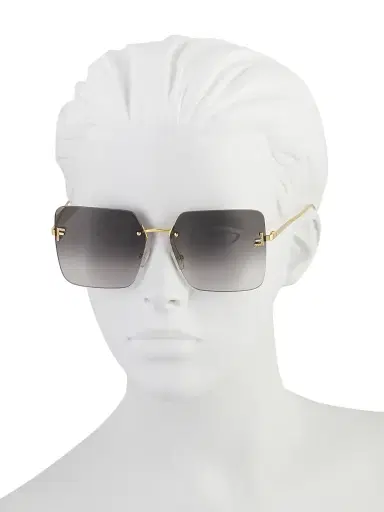 Fendi Women's 59MM Square Sunglasses - Brown | Thumbnail 8 Fendi Women's 59MM Square Sunglasses - Brown | Thumbnail 8