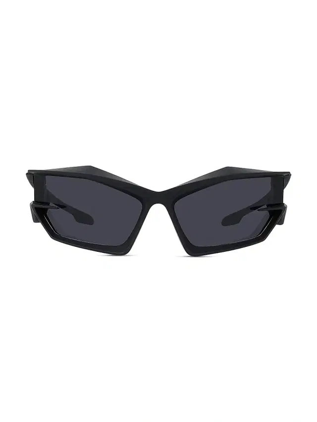 Women's Giv Cut 69MM Geometric Sunglasses - Matte Black Black Women's Giv Cut 69MM Geometric Sunglasses - Matte Black Black