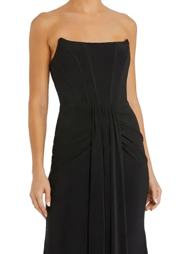 Mac Duggal Women's Ieena Strapless Jersey Gown | Thumbnail 4 Mac Duggal Women's Ieena Strapless Jersey Gown | Thumbnail 4