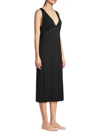 Natori Women's Feathers Essentials Slip Midi-Dress | Thumbnail 4 Natori Women's Feathers Essentials Slip Midi-Dress | Thumbnail 4
