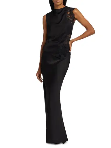 A.L.C. Women's Greta Satin Maxi Skirt - Black - Size Small | Thumbnail 2 A.L.C. Women's Greta Satin Maxi Skirt - Black - Size Small | Thumbnail 2