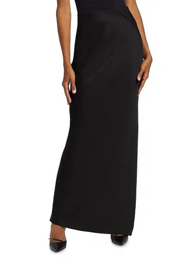 A.L.C. Women's Greta Satin Maxi Skirt - Black - Size Small | Thumbnail 3 A.L.C. Women's Greta Satin Maxi Skirt - Black - Size Small | Thumbnail 3
