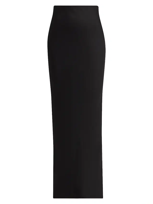 Women's Greta Satin Maxi Skirt - Black Women's Greta Satin Maxi Skirt - Black