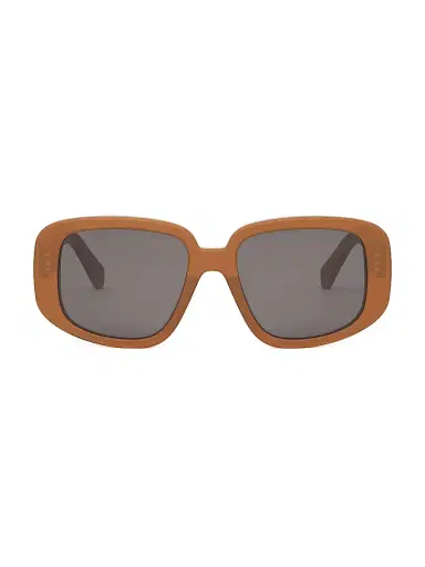Celine Women's Three Dots 55MM Geometric Sunglasses - Grey Cognac | Thumbnail 2 Celine Women's Three Dots 55MM Geometric Sunglasses - Grey Cognac | Thumbnail 2
