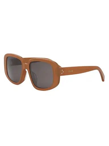 Celine Women's Three Dots 55MM Geometric Sunglasses - Grey Cognac | Thumbnail 1 Celine Women's Three Dots 55MM Geometric Sunglasses - Grey Cognac | Thumbnail 1
