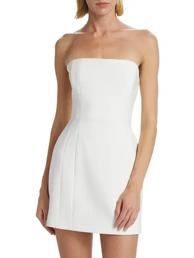 A.L.C. Women's Elsie Strapless Minidress - White | Thumbnail 3 A.L.C. Women's Elsie Strapless Minidress - White | Thumbnail 3