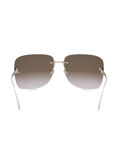 Fendi Women's First 65MM Crystal-Embellished Square Sunglasses - Gold Brown Purple Gradient | Thumbnail 5 Fendi Women's First 65MM Crystal-Embellished Square Sunglasses - Gold Brown Purple Gradient | Thumbnail 5