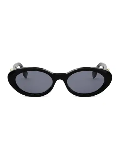 Fendi Women's Diamond Black 53MM Oval Sunglasses - Yellow Brown | Thumbnail 10 Fendi Women's Diamond Black 53MM Oval Sunglasses - Yellow Brown | Thumbnail 10