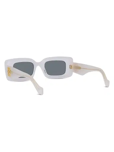 LOEWE Women's Chunky Anagram Rectangle Sunglasses - Smoke Mirror | Thumbnail 4 LOEWE Women's Chunky Anagram Rectangle Sunglasses - Smoke Mirror | Thumbnail 4