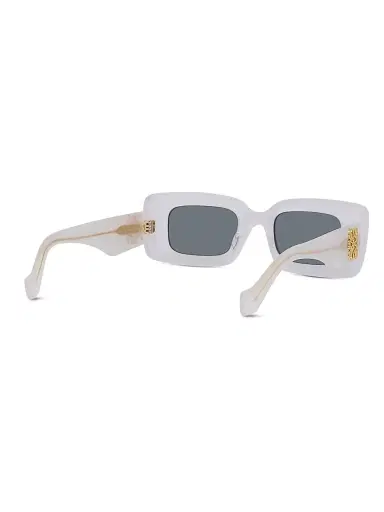 LOEWE Women's Chunky Anagram Rectangle Sunglasses - Smoke Mirror | Thumbnail 6 LOEWE Women's Chunky Anagram Rectangle Sunglasses - Smoke Mirror | Thumbnail 6