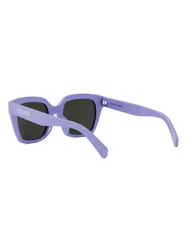 CELINE Women's Monochrom 56MM Square Sunglasses - Shiny Lilac | Thumbnail 4 CELINE Women's Monochrom 56MM Square Sunglasses - Shiny Lilac | Thumbnail 4