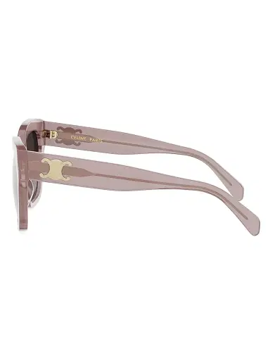 CELINE Women's Triomphe 55MM Geometric Sunglasses - Shiny Pink Gradient Roviex | Thumbnail 3 CELINE Women's Triomphe 55MM Geometric Sunglasses - Shiny Pink Gradient Roviex | Thumbnail 3