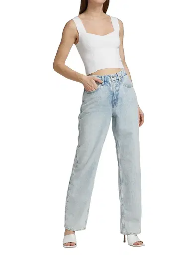A.L.C. Women's Jordana Sleeveless Cropped Top - White | Thumbnail 2 A.L.C. Women's Jordana Sleeveless Cropped Top - White | Thumbnail 2