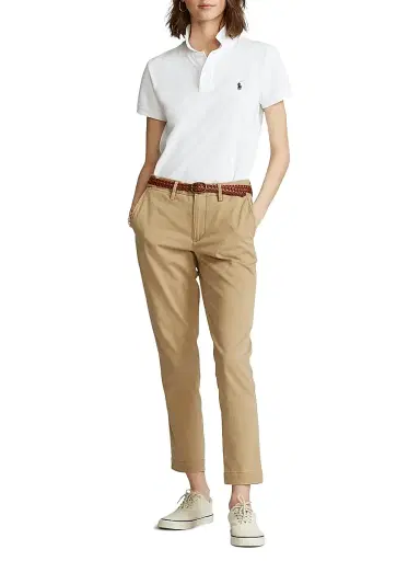 Polo Ralph Lauren Women's Classic Fit Short-Sleeve Polo - White | Thumbnail 2 Polo Ralph Lauren Women's Classic Fit Short-Sleeve Polo - White | Thumbnail 2