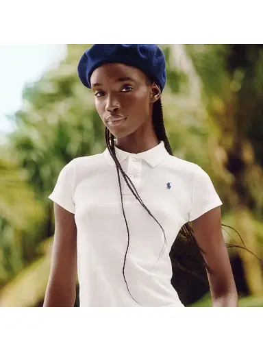 Polo Ralph Lauren Women's Classic Fit Short-Sleeve Polo - White | Thumbnail 3 Polo Ralph Lauren Women's Classic Fit Short-Sleeve Polo - White | Thumbnail 3