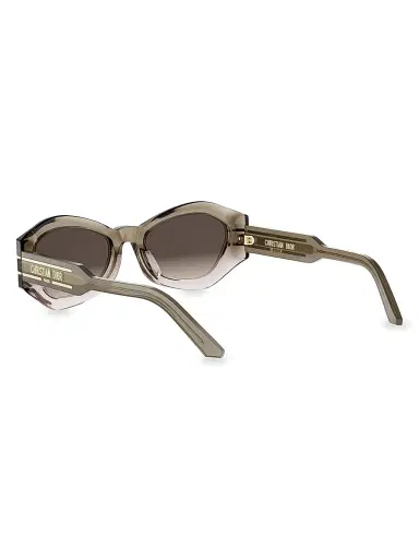 Dior Women's Signature B1U Sunglasses - Light Green Gradient Brown | Thumbnail 4 Dior Women's Signature B1U Sunglasses - Light Green Gradient Brown | Thumbnail 4