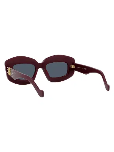Loewe Women's Anagram 49MM Crystal Rectangular Sunglasses | Thumbnail 4 Loewe Women's Anagram 49MM Crystal Rectangular Sunglasses | Thumbnail 4