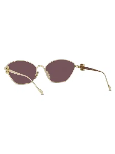 LOEWE Women's Anagram 57MM Cat-Eye Sunglasses - Gold Violet | Thumbnail 7 LOEWE Women's Anagram 57MM Cat-Eye Sunglasses - Gold Violet | Thumbnail 7