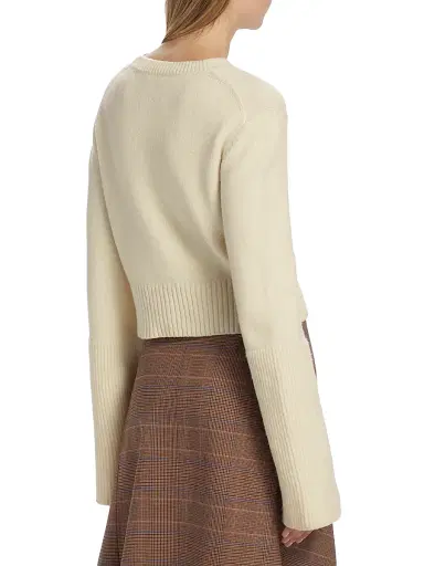 A.L.C. Women's Clover Merino Wool-Blend Sweater - Natural | Thumbnail 5 A.L.C. Women's Clover Merino Wool-Blend Sweater - Natural | Thumbnail 5