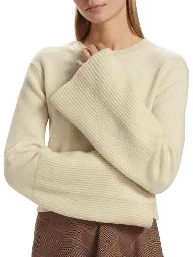 A.L.C. Women's Clover Merino Wool-Blend Sweater - Natural | Thumbnail 6 A.L.C. Women's Clover Merino Wool-Blend Sweater - Natural | Thumbnail 6