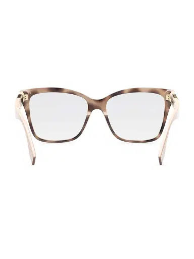 Fendi Women's O'Lock FE50025I Eyeglasses - Clear Havana Beige | Thumbnail 5 Fendi Women's O'Lock FE50025I Eyeglasses - Clear Havana Beige | Thumbnail 5