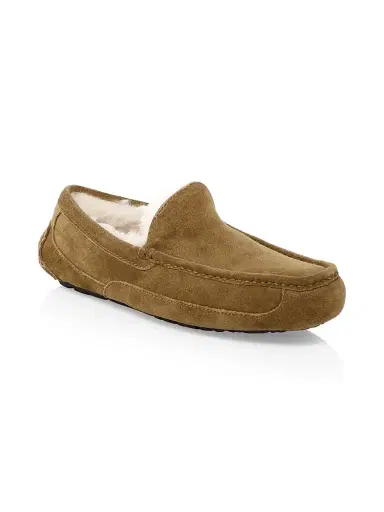 UGG Men's Ascot Suede Slippers - Chestnut | Thumbnail 2 UGG Men's Ascot Suede Slippers - Chestnut | Thumbnail 2