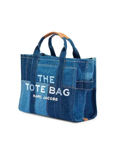 Marc Jacobs Women's The Denim Small Tote Bag - Blue Denim | Thumbnail 3 Marc Jacobs Women's The Denim Small Tote Bag - Blue Denim | Thumbnail 3