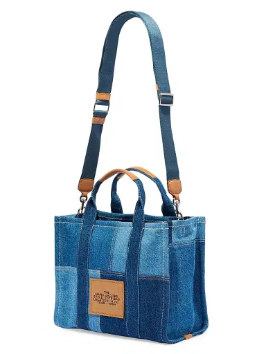 Marc Jacobs Women's The Denim Small Tote Bag - Blue Denim | Thumbnail 4 Marc Jacobs Women's The Denim Small Tote Bag - Blue Denim | Thumbnail 4