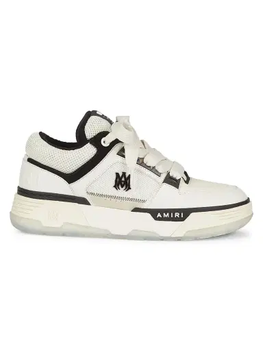 AMIRI Men's MA-1 Low-Top Sneakers - White Black - Size 7 | Thumbnail 1 AMIRI Men's MA-1 Low-Top Sneakers - White Black - Size 7 | Thumbnail 1