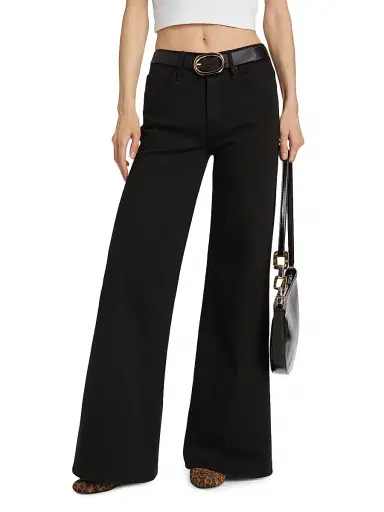 Mother Women's The Twister Sneak Wide-Leg Jeans - Pitch | Thumbnail 3 Mother Women's The Twister Sneak Wide-Leg Jeans - Pitch | Thumbnail 3