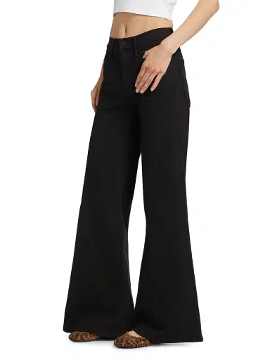Mother Women's The Twister Sneak Wide-Leg Jeans - Pitch | Thumbnail 4 Mother Women's The Twister Sneak Wide-Leg Jeans - Pitch | Thumbnail 4