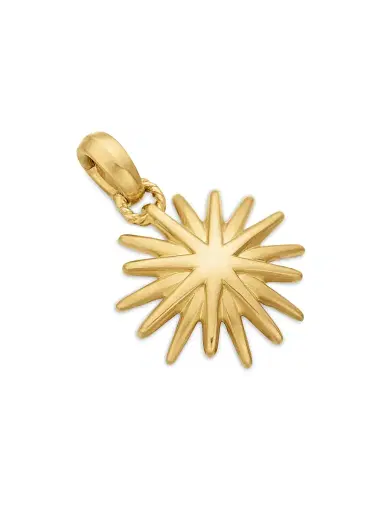 David Yurman Women's Starburst Charm in 18K Yellow Gold, 21.5MM - Gold | Thumbnail 3 David Yurman Women's Starburst Charm in 18K Yellow Gold, 21.5MM - Gold | Thumbnail 3