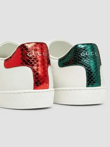 Gucci Women's New Ace Bee Embroidered Sneakers - White - Size 12 | Thumbnail 3 Gucci Women's New Ace Bee Embroidered Sneakers - White - Size 12 | Thumbnail 3