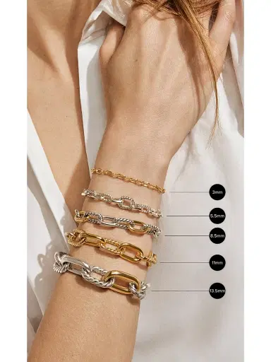 David Yurman Women's DY Madison Chain Bracelet in Sterling Silver, 3mm - Silver | Thumbnail 3 David Yurman Women's DY Madison Chain Bracelet in Sterling Silver, 3mm - Silver | Thumbnail 3
