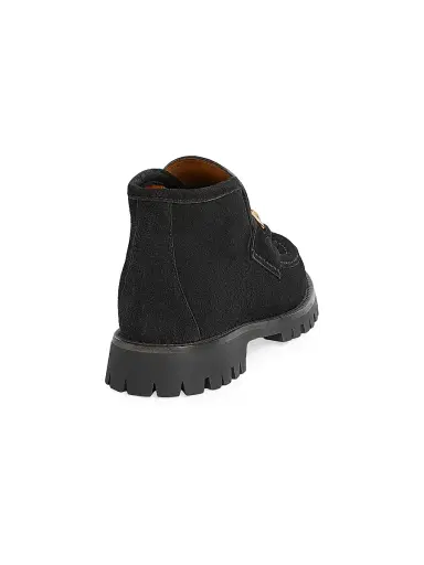 Gucci Women's Sylke Suede Booties - Nero | Thumbnail 3 Gucci Women's Sylke Suede Booties - Nero | Thumbnail 3