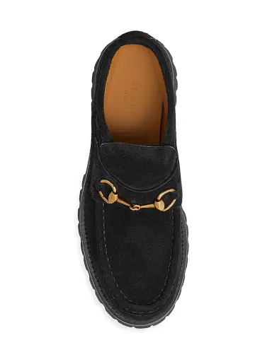 Gucci Women's Sylke Suede Booties - Nero | Thumbnail 5 Gucci Women's Sylke Suede Booties - Nero | Thumbnail 5
