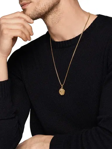 David Yurman Men's Dragon Amulet in 18K Yellow Gold - Gold | Thumbnail 2 David Yurman Men's Dragon Amulet in 18K Yellow Gold - Gold | Thumbnail 2