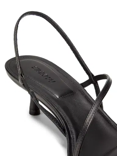 SIMKHAI Women's Cedonia 4MM Strappy Leather Sandals - Black | Thumbnail 6 SIMKHAI Women's Cedonia 4MM Strappy Leather Sandals - Black | Thumbnail 6