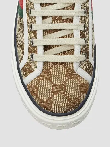 Gucci Women's GG Tennis 1977 Sneakers - Beige - Size 12 | Thumbnail 4 Gucci Women's GG Tennis 1977 Sneakers - Beige - Size 12 | Thumbnail 4