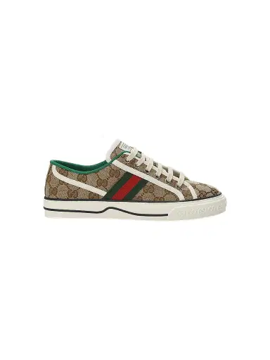 Gucci Women's GG Tennis 1977 Sneakers - Beige - Size 12 | Thumbnail 1 Gucci Women's GG Tennis 1977 Sneakers - Beige - Size 12 | Thumbnail 1