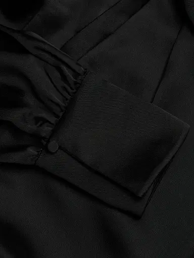 Simkhai Women's Cameron Asymmetrical Minidress - Black - Size 00 | Thumbnail 7 Simkhai Women's Cameron Asymmetrical Minidress - Black - Size 00 | Thumbnail 7