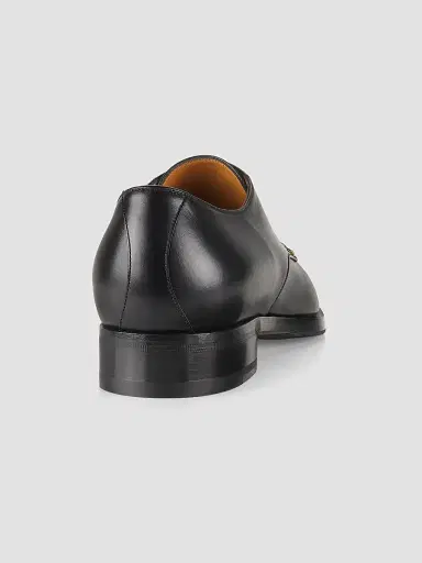 Gucci Men's Leather Logo Oxfords - Black - Size 13 | Thumbnail 3 Gucci Men's Leather Logo Oxfords - Black - Size 13 | Thumbnail 3