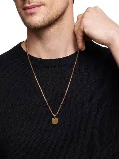 David Yurman Men's Roman Amulet in 18K Yellow Gold, 15MM - Gold | Thumbnail 7 David Yurman Men's Roman Amulet in 18K Yellow Gold, 15MM - Gold | Thumbnail 7