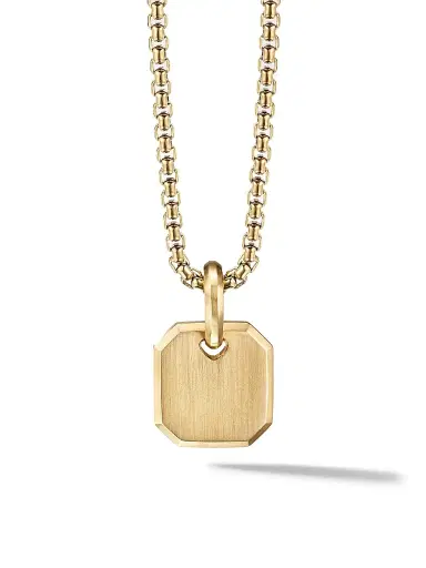 David Yurman Men's Roman Amulet in 18K Yellow Gold, 15MM - Gold | Thumbnail 1 David Yurman Men's Roman Amulet in 18K Yellow Gold, 15MM - Gold | Thumbnail 1