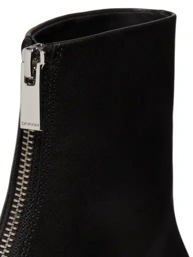 Simkhai Women's Ryder Zip-Front Leather Boots - Black | Thumbnail 5 Simkhai Women's Ryder Zip-Front Leather Boots - Black | Thumbnail 5