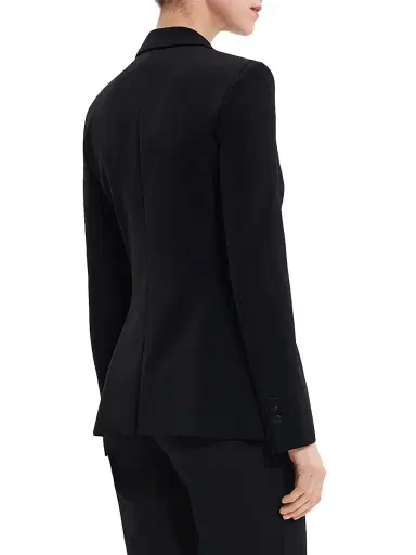Theory Women's Staple Classic Crepe Single-Button Blazer | Thumbnail 5 Theory Women's Staple Classic Crepe Single-Button Blazer | Thumbnail 5