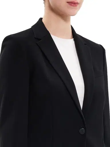 Theory Women's Staple Classic Crepe Single-Button Blazer | Thumbnail 6 Theory Women's Staple Classic Crepe Single-Button Blazer | Thumbnail 6