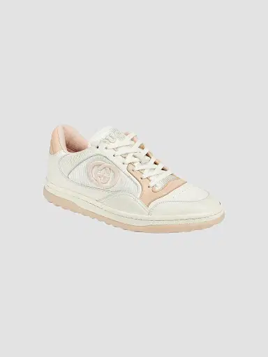 Gucci Women's MAC80 Leather Low-Top Sneakers - Beige Peach | Thumbnail 2 Gucci Women's MAC80 Leather Low-Top Sneakers - Beige Peach | Thumbnail 2