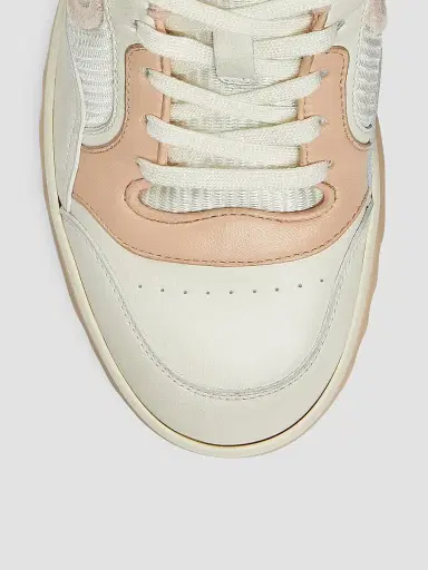 Gucci Women's MAC80 Leather Low-Top Sneakers - Beige Peach | Thumbnail 5 Gucci Women's MAC80 Leather Low-Top Sneakers - Beige Peach | Thumbnail 5